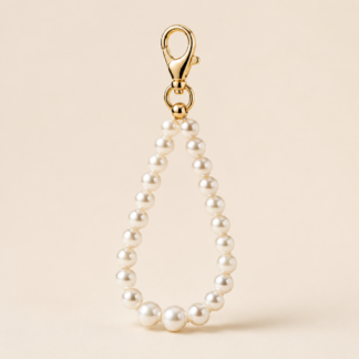 Pearl Handle Bag Charm