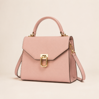 Blush Rose Top Handle Bag