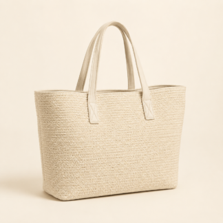 Ivory Weave Tote
